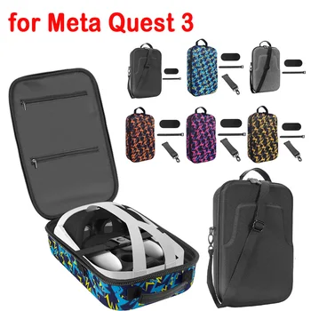  Для Meta Quest 3 EVA Сумка Для Хранения Портативная Коробка Дорожный Защитный Чехол Для Переноски С Плечевым Ремнем для Meta Quest3 VR Аксессуары