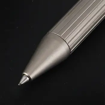  Выдвижная шариковая ручка Фурнитура из титанового сплава Профессиональная ручка-роллер для школы, повседневного использования