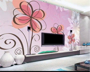  обои на заказ beibehang 3d фотообои изысканный цветочный узор в европейском стиле, украшение гостиной, живопись, 3D обои