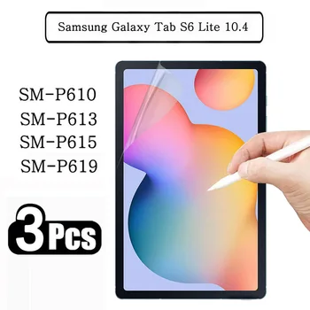  (3 упаковки) Бумажная пленка для Samsung Galaxy Tab S6 Lite 10.4 2020 2022 SM-P610 SM-P615 SM-P613 SM-P619 Защитная пленка для экрана