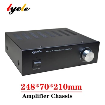  Корпус усилителя LYELE A94 Регулировка высоких, средних и низких частот Корпус аудиоусилителя 255*214*73 мм Diy Case