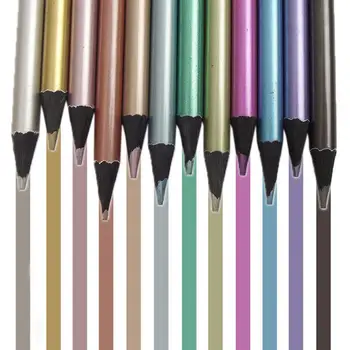  12 шт./кор. цветной карандаш, универсальный длинный эргономичный карандаш для рисования в офисе
