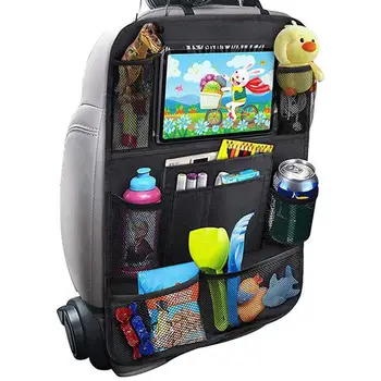  Универсальный автомобильный органайзер для заднего сиденья, сумка для хранения, многокарманный подвесной чехол, Автоорганизатор, чехол-органайзер для детских путешествий