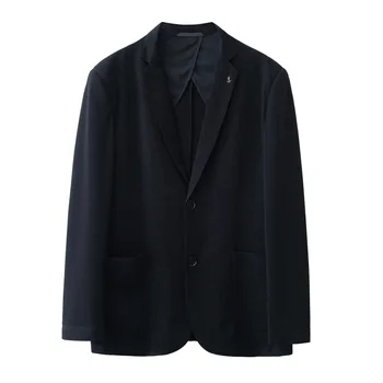  7003-2023 Осенне-зимний новый продукт, мужской костюм, деловой, повседневный, простой, в сетку, одинарный западный жакет, мужское верхнее пальто