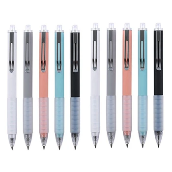  Шариковая ручка из 10 предметов, выдвижная офисная ручка с супер мягким захватом, шариковая ручка для мужчин и женщин