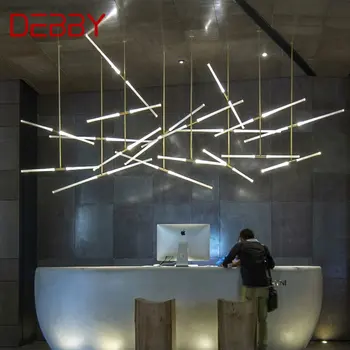  Подвесное освещение DEBBY Nordic LED Современная Креативная Персонализированная Художественная Люстра Декор для дома, стойки регистрации отеля
