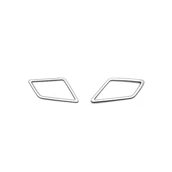  Матово-серебристая Боковая панель приборной панели автомобиля, верхний корпус вентиляционного отверстия, Выпускная рамка, накладка для Mitsubishi Outlander 2022 2023