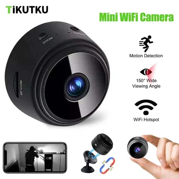  Мини-камера A9 WiFi Беспроводная Система ночного видения для помещений Защита безопасности Аккумулятор Монитор видеонаблюдения 1/2 шт Видеонаблюдение 