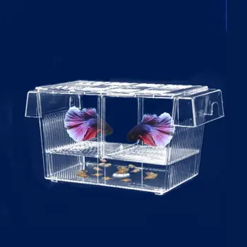  Креветки для изоляции рыб-клоунов с присосками Коробка для изоляции рыб Коробка для аквариумного разведения Коробка для разведения рыб Инкубаторий для детенышей рыб