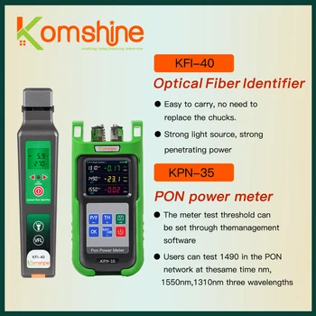  Измеритель мощности KomShine KPN-35 PON 1310 нм/1490 нм/1550 нм. VFL мощностью 10 МВт, встроенный в оптоволоконный детектор KFI-40V