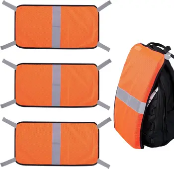  3 Шт Защитная Панель Blaze Orange- Охотничья Сетка Blaze Orange Panel- Оранжевая Защитная Панель для Палатки и Рюкзака со Светоотражающими элементами