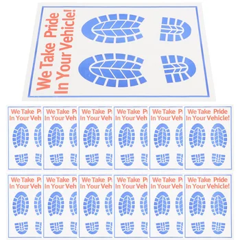  80 Листов Бумажного коврика Автомобильные Коврики Автомобильный ковер Одноразовый для автомобилей Kraft
