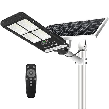  400 Вт Солнечный свет на открытом воздухе Водонепроницаемый IP67 С бесплатной доставкой Прожекторы Солнечная лампа Пульт дистанционного управления для парковки на заднем дворе