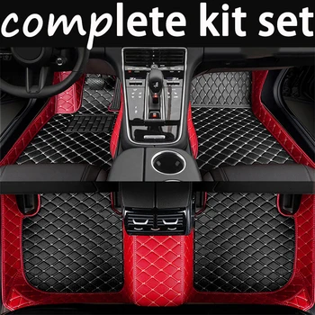  Изготовленные На Заказ Кожаные Автомобильные Коврики Для LEXUS RX 7seat 2018-2020 комплект Автомобильных Ковровых Дорожек Для Ног