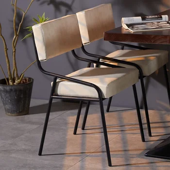  Индивидуальные стулья лофт в американском индустриальном стиле, творческая индивидуальность дизайнера, ретро-мебель, железные стулья, кофейни, l