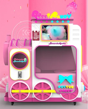  Автомат по продаже сладкой ваты с сенсорным экраном, 24 вида дизайнерских конфет в автомате