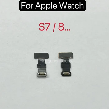  Задняя крышка Зарядное устройство Разъем для зарядки Гибкий кабель для Apple Watch Series 7 8 41 мм 45 мм S7 S8 Замена запасных частей