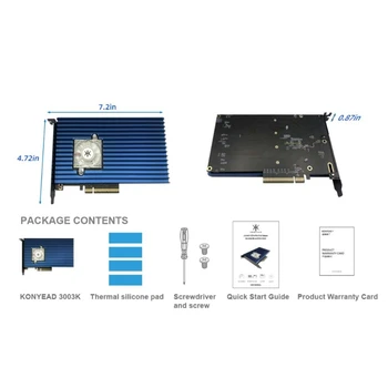  Поддержка SSD PCIe к M.2 NVME 2280 с поддержкой 4-дисковой карты расширения Soft Array без драйвера ASM2824 с высоким уровнем контроля чипа