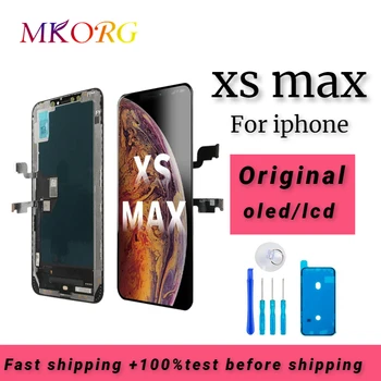  100% Оригинальный Новый ЖК-Дисплей Для iPhone XS MAX Новый Сенсорный Дисплей С Заменой 3D Сенсорного Экрана Заводской Дисплей