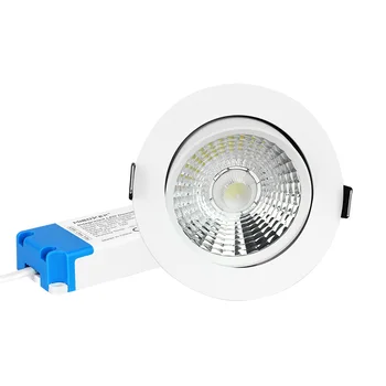  Miboxer Zigbee 3.0 Двойной Белый светодиодный светильник 6 Вт 12 Вт Круглый COB CCT Потолочный светильник AC100 ~ 240V Панельный светильник Дистанционное / ПРИЛОЖЕНИЕ / Голосовое Управление