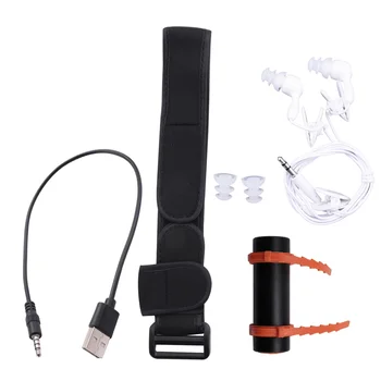  4 ГБ USB MP3-плеер водонепроницаемый плавание дайвинг серфинг черная гарнитура FM-радио