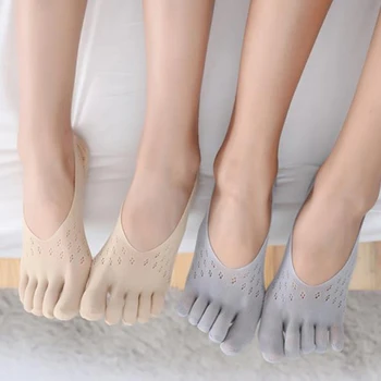  Ортопедические компрессионные носки, женские носки для ног с ультранизким вырезом и гелевой вставкой, дышащие / впитывающие пот / дезодорант / невидимые