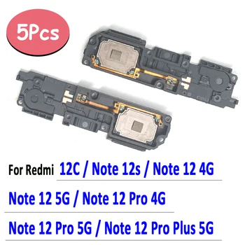  5шт, НОВЫЙ Громкоговоритель нижний Громкоговоритель Звуковой Сигнал Звонка Гибкий Кабель Для Xiaomi Redmi 12C Note 12S 12 4G 12 Pro Plus 5G