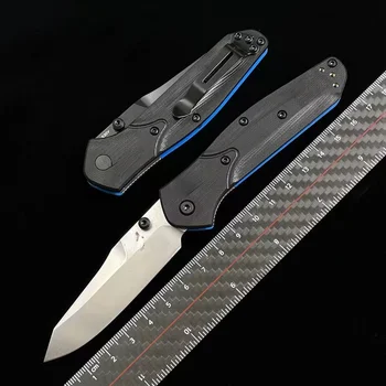  Тактический складной нож BM 945 для кемпинга на природе, рыбалки, выживания, двухцветный карманный EDC-инструмент с ручкой G10