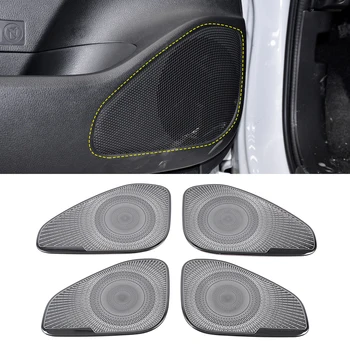  Для Mitsubishi Pajero Sport 2020-2023 Авто Крышка динамика Дверной громкоговоритель Звуковая панель Отделка Рамка Наклейка Аксессуары для интерьера