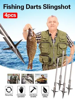  Рыболовные дротики, рогатка из нержавеющей стали, катапульта, рыболовный наконечник, наконечники для стрел, аксессуары