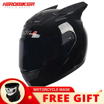 Мужской мотоциклетный шлем Moto Helmet DOT Approved Personality Полнолицевые шлемы для мотокросса Мотоциклетный шлем Capacete De Moto