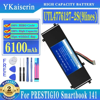  Аккумулятор UTL4776127-2S емкостью 6100 мАч для PRESTIGIO Smartbook 141 C2 9 Линий