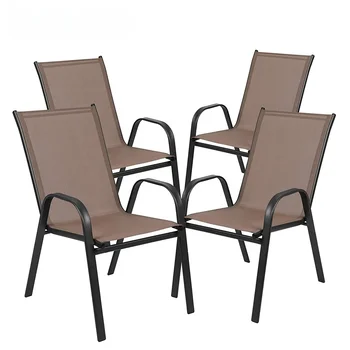  Uplion Популярное горячее уличное кресло с каркасом из стальных труб на продажу, садовые стулья
