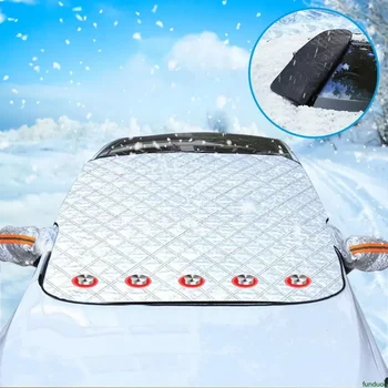  Для Kia Sportage 2010 2011 2012 2013 2014 2015 2016 2017 Магнитные сверхтолщенные зимние солнцезащитные козырьки на лобовом стекле автомобиля от снега