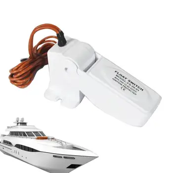  Поплавковый выключатель Герметичная Автоматическая морская лодка для трюмного насоса, уровень воды Портативный электрический регулятор 12 В
