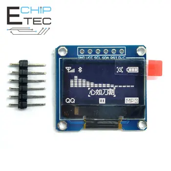  0,96-дюймовый 6-контактный OLED-модуль IIC Serial White Display Module 128x64 I2C SSD1306 с ЖК-экраном для Arduino