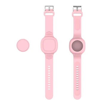  Мягкий силиконовый детский браслет, браслеты для детских часов, держатели для браслетов с защитой от потери, дизайн ремешка подходит для SmartTag