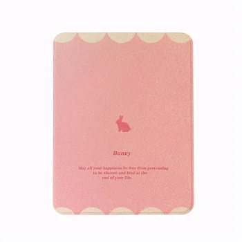  Модный и милый женский чехол для планшета из кожи розового кролика с держателем стилуса для iPad 9,7 11 12,9 дюймов Air 5 4 3 2 1 Mini 6