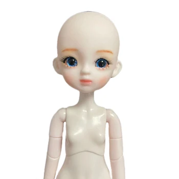  Милая кукла ручной работы 1/6 Bjd, голова куклы 30 см или макияж для куклы целиком, открытая голова куклы, игрушка для девочек, подарок