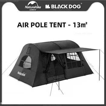  Надувная автоматическая палатка Naturehike Blackdog для кемпинга на открытом воздухе, палатка для 1 комнаты-1 гостиной, уличная надувная палатка из 150D полиэстера