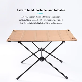  Складной стол для кемпинга из алюминиевого сплава весом 20 кг, сверхлегкий сетчатый мешок из ткани Оксфорд 1680D, мебель для кемпинга
