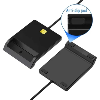  Устройство чтения смарт-карт USB micro SD / TF memory ID Bank electronic DNIE dni citizen sim cloner connector adapter Устройство чтения идентификационных карт
