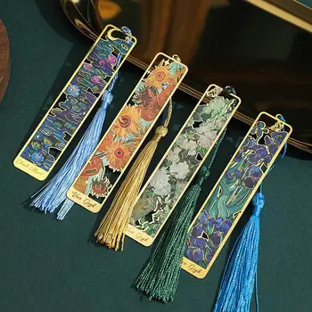  Уникальные закладки Красочные Полые Цветочные Очаровательные закладки с винтажной гравировкой Цветочные закладки для благодарности сотрудников Подарок для детей
