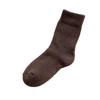  Мужские зимние очень толстые термоноски, модные зимние носки для ботинок (кофейного цвета)