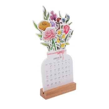  Год Дракона календарь цветочный столешница стола рождественский декор офисного стола
