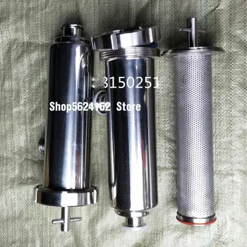  Трубный фильтр с незакрепленным швом SS304, прямоугольный Санитарный фильтр для сквозных труб, Прямоугольный санитарный фильтр, Сварка / тройной зажим