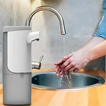  Дозатор мыла HOT450ml Бесконтактный автоматический жидкостный насос, автоматический дозатор мыла без рук, зарядка через USB, умный датчик, дозатор мыла