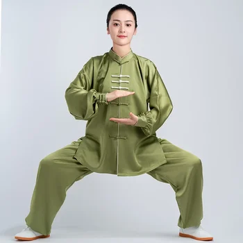  Униформа мастера Кун Тайцзи, одежда для кунг-фу, одежда для занятий боевыми искусствами, костюм для занятий Ву Шу, унисекс, удобная ткань