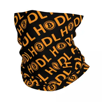  Бандана Bitcoin Hodl, Зимняя грелка для шеи, мужская Ветрозащитная повязка на лицо, шарф для лыж, блокчейн-криптовалюта, гетра, повязка на голову