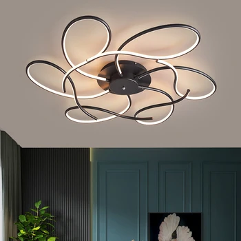  Современная светодиодная люстра Gleam для украшения гостиной, спальни, потолочной люстры для умного дома